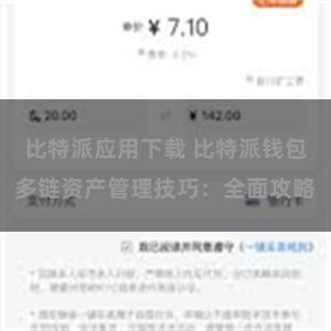 比特派应用下载 比特派钱包多链资产管理技巧：全面攻略