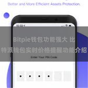 Bitpie钱包功能强大 比特派钱包实时价格提醒功能介绍