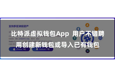 比特派虚拟钱包App  用户不错聘用创建新钱包或导入已有钱包