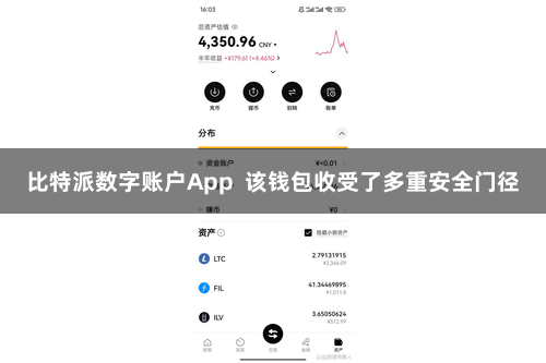 比特派数字账户App  该钱包收受了多重安全门径