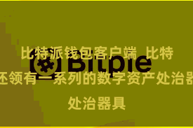 比特派钱包客户端  比特派还领有一系列的数字资产处治器具