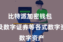比特派加密钱包  以及数字证券等各式数字资产